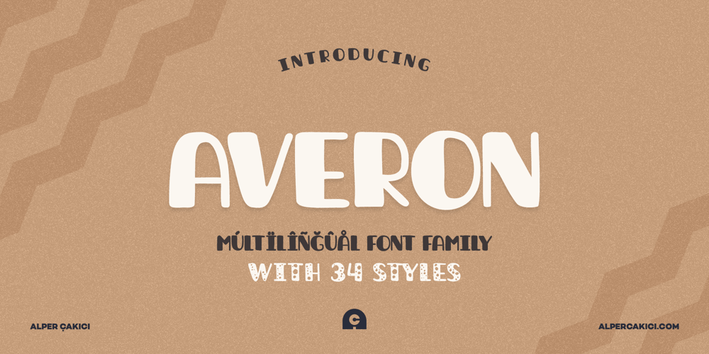 Averon font