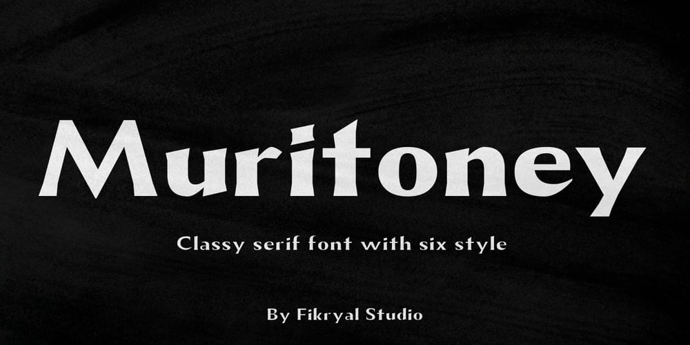 Muritoney font