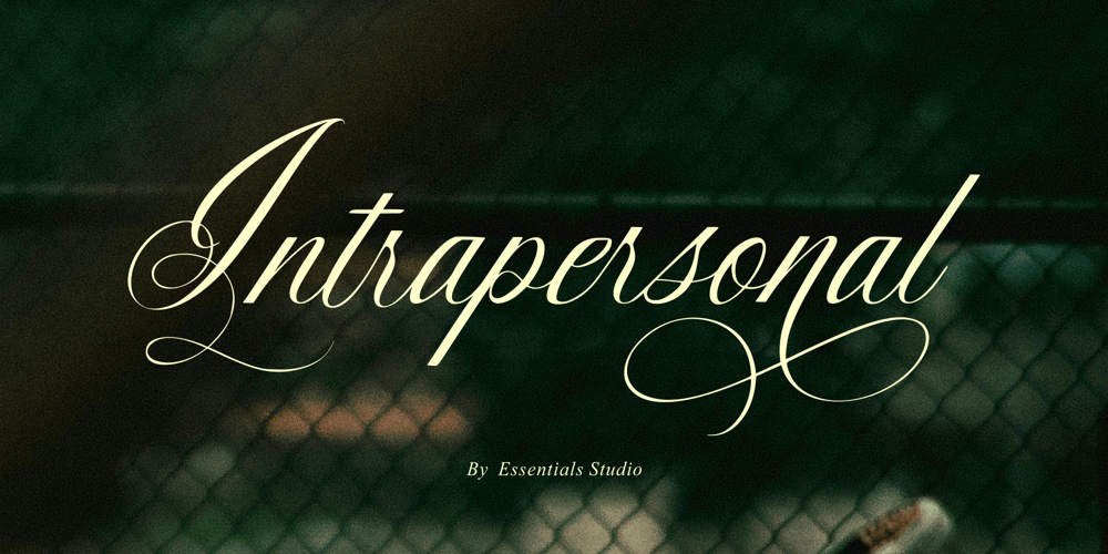 Intrapersonal font