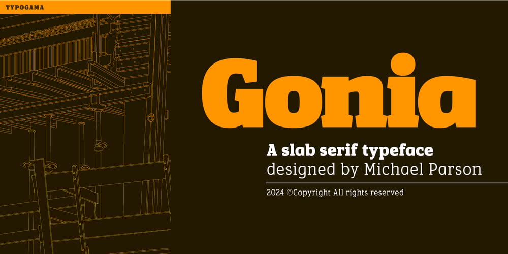 Gonia font