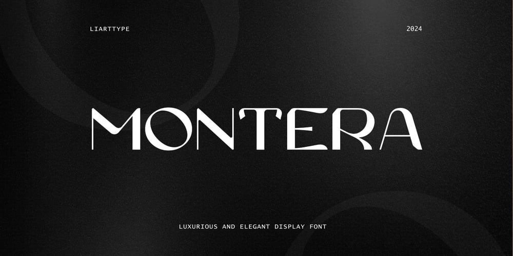 Montera font