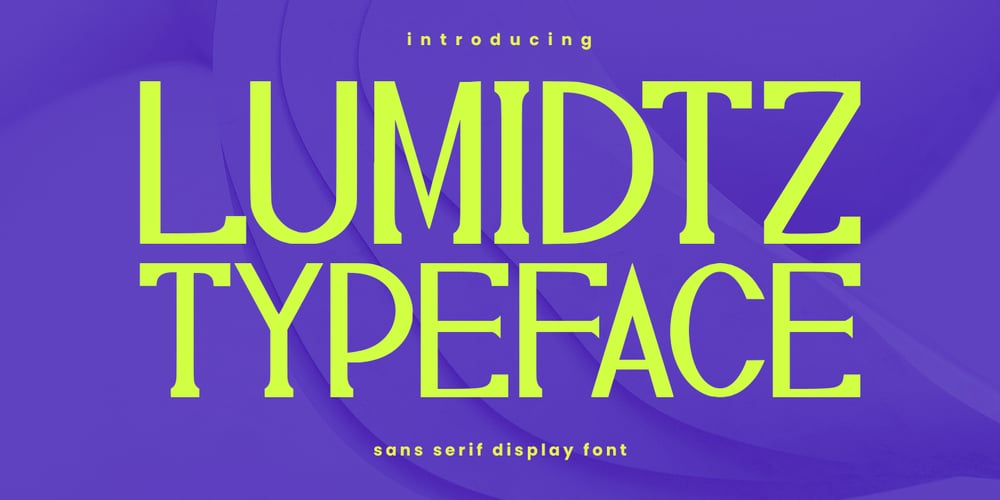 MC Lumidtz font
