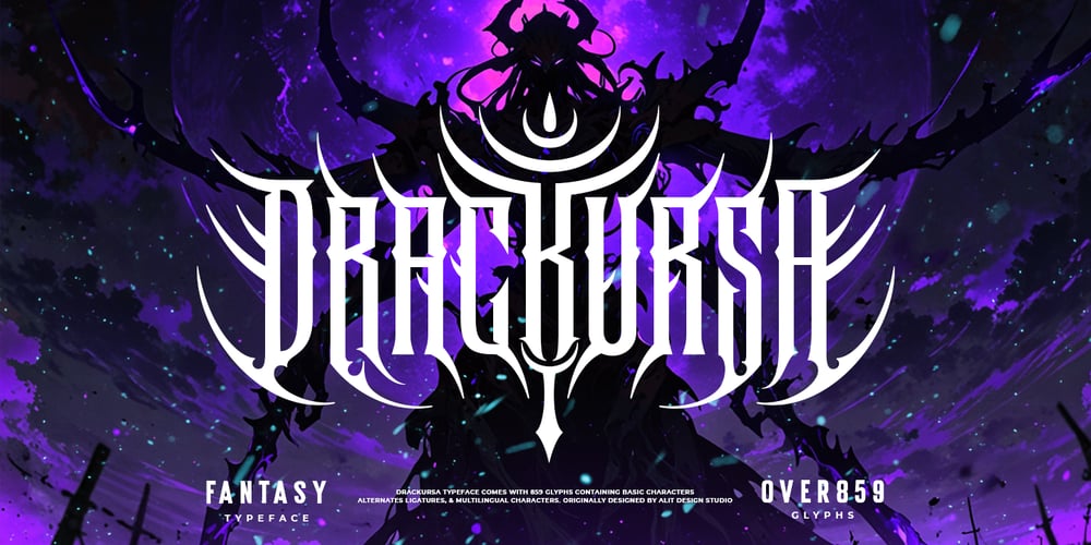 Drackursa font