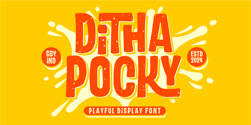 Ditha Pocky font
