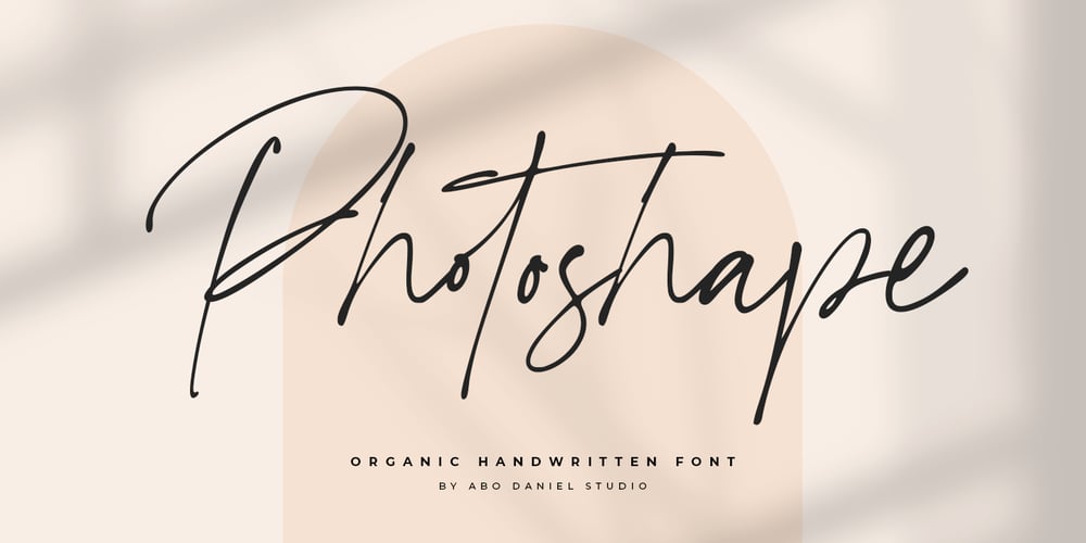Photoshape font