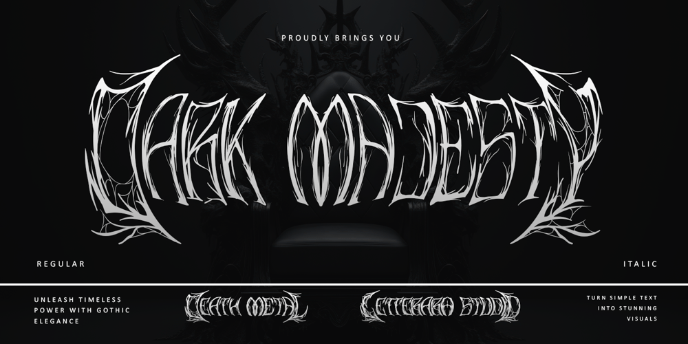Dark Majesty font