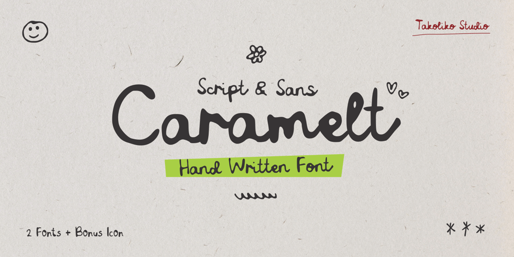 Caramelt font