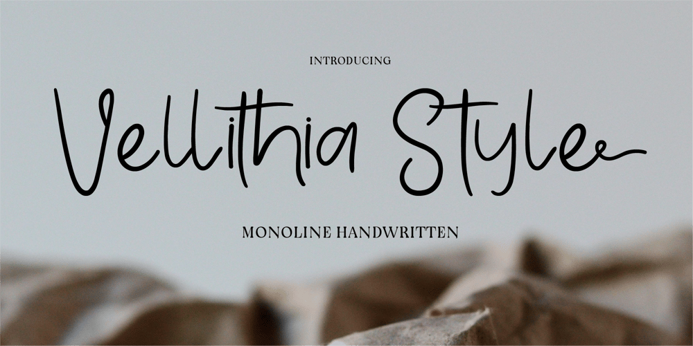 CF Vellithia Style font