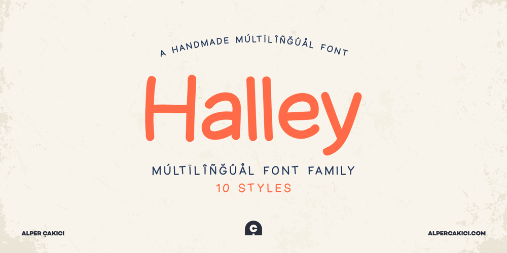 Halley font