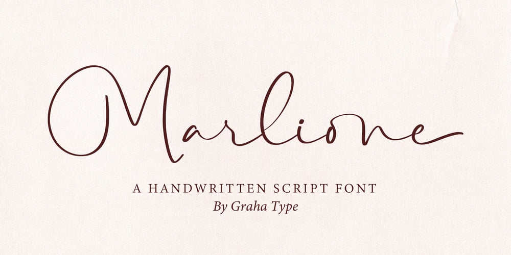 Marlione font