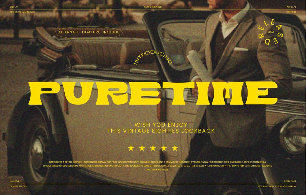Puretime font