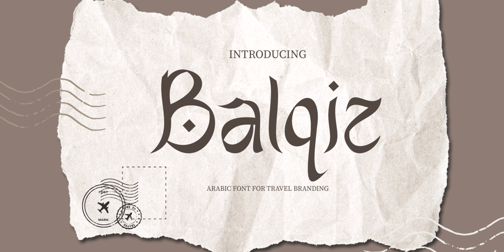 Balqiz font