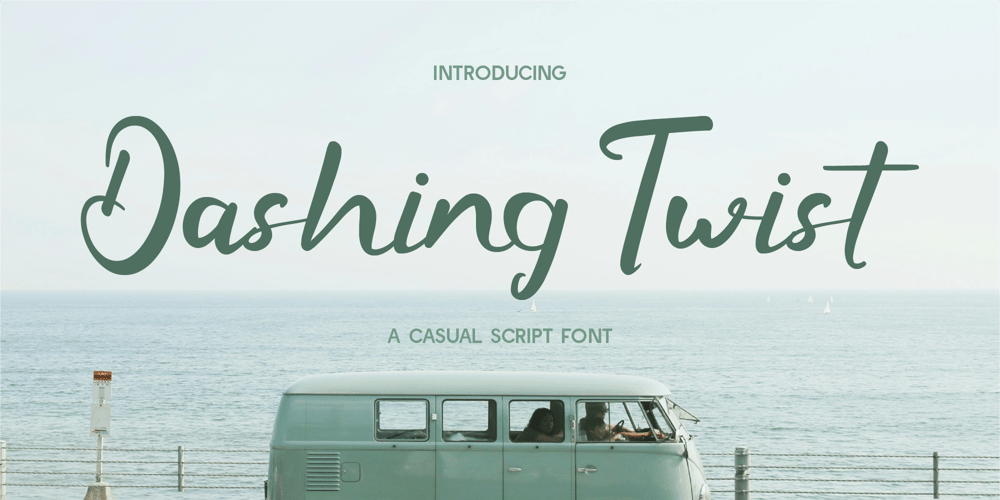 CF Dashing Twist font