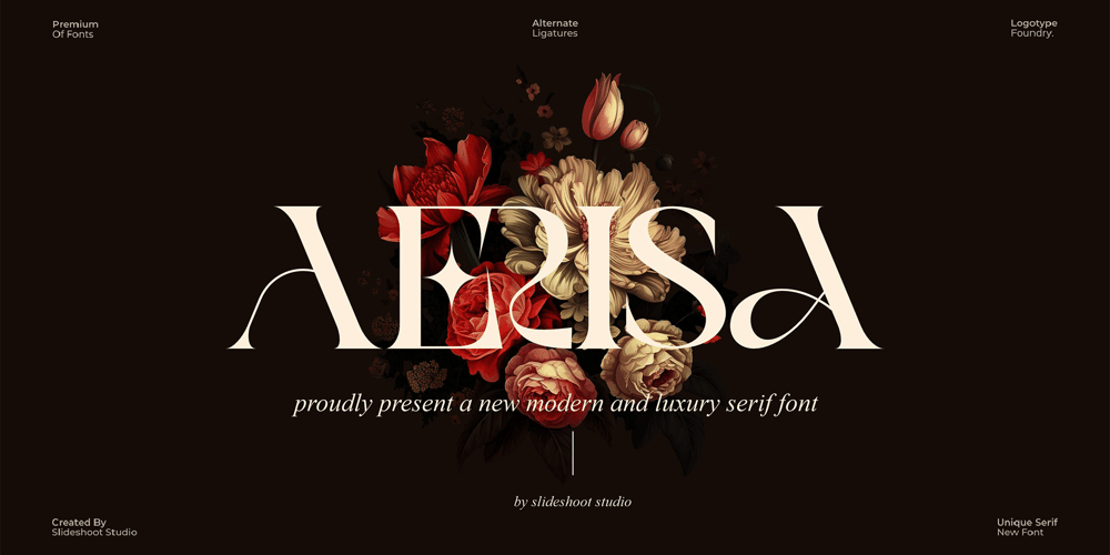 Aerisa font