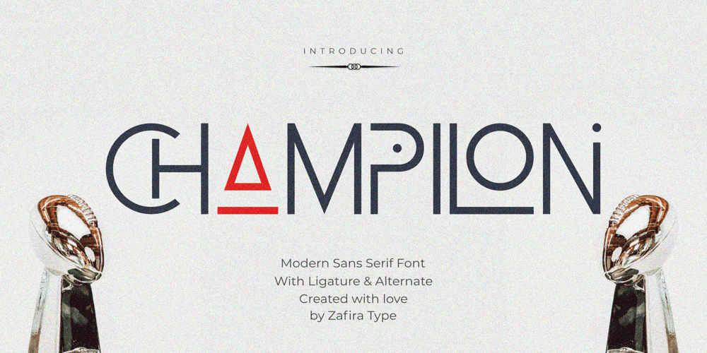 Champilon font