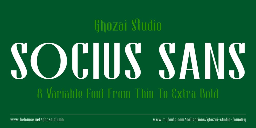 Socius Sans font