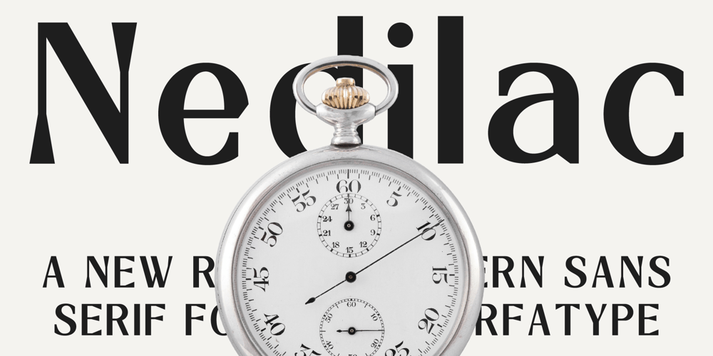 Nedilac font