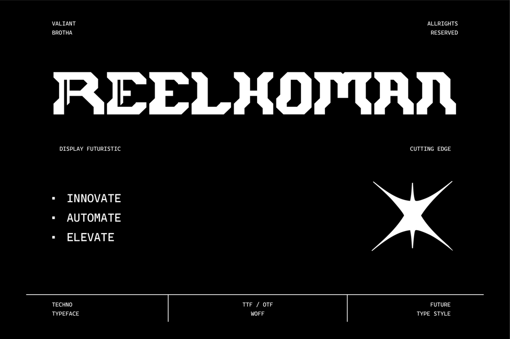 Reelhoman font