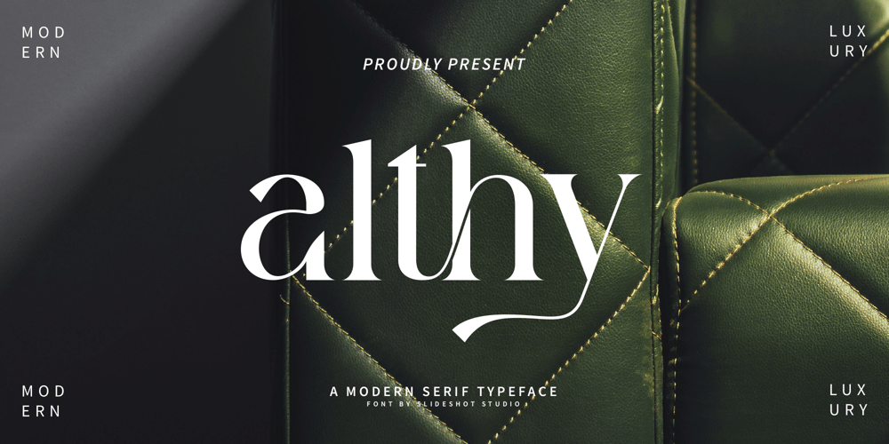 Althy font