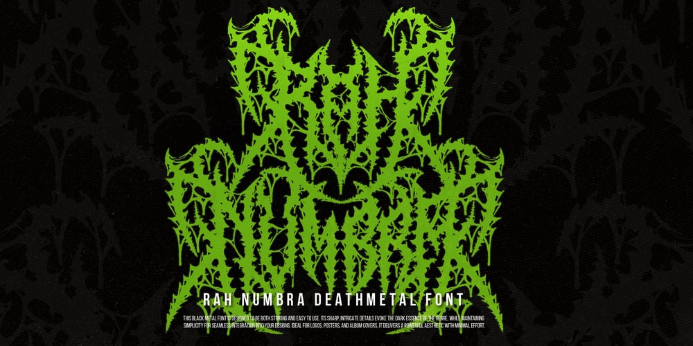Rah Numbra font