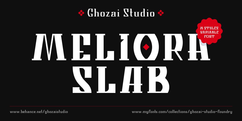 Meliora Slab font