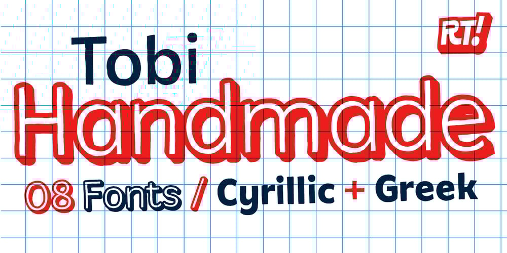 Tobi Handmade font