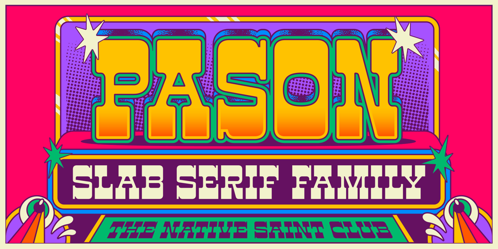 Pason font