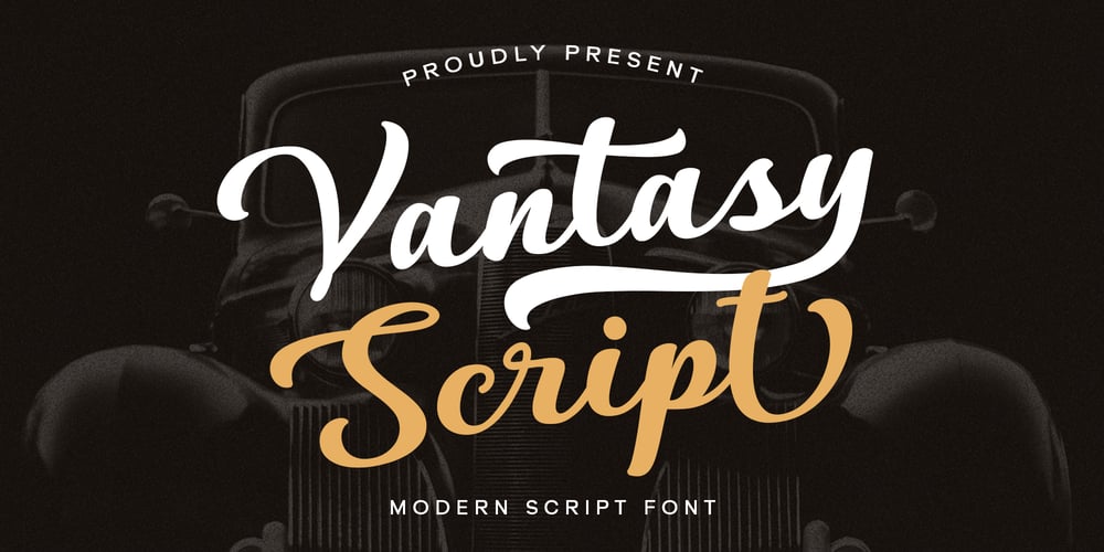 Vantasy Script font