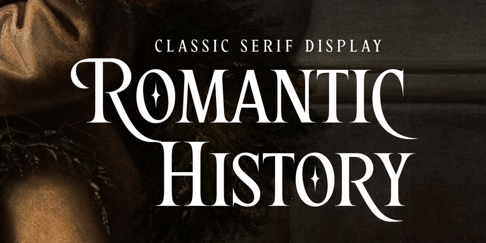 Romantic History font