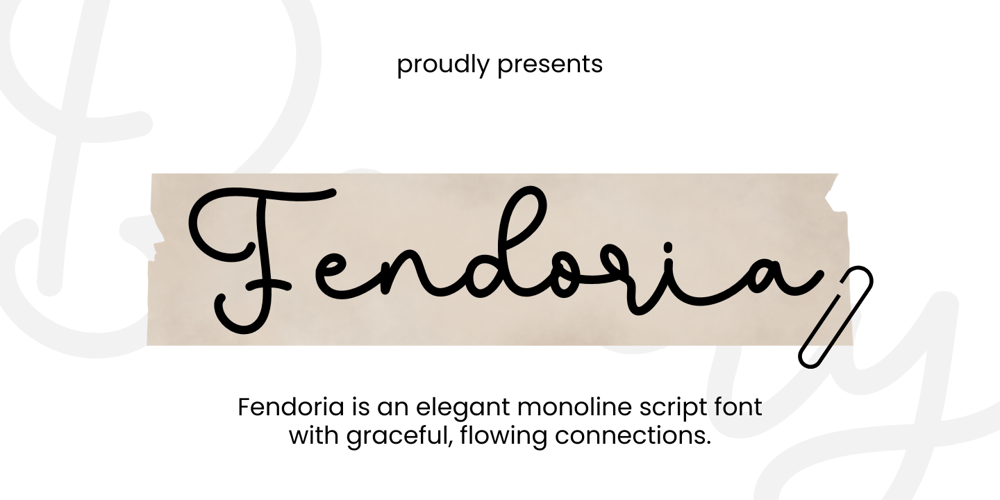 Fendoria font