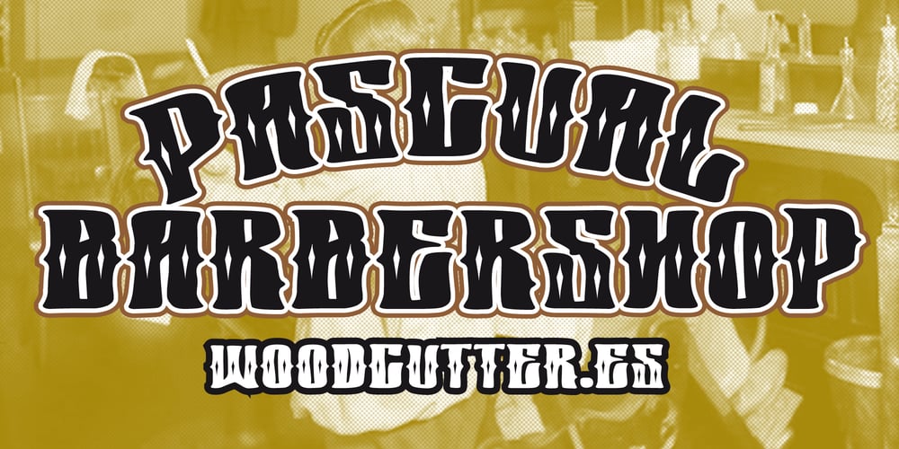 Pascual Barbershop font