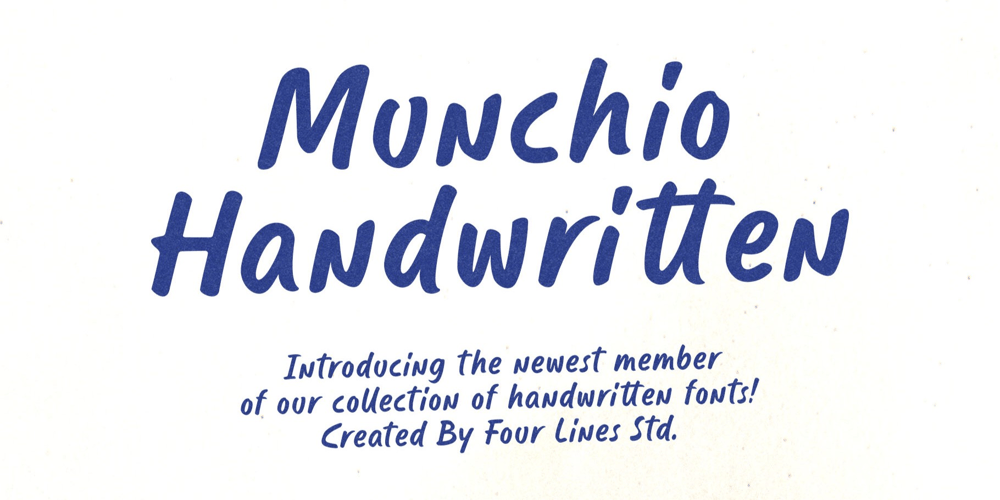 Munchio font