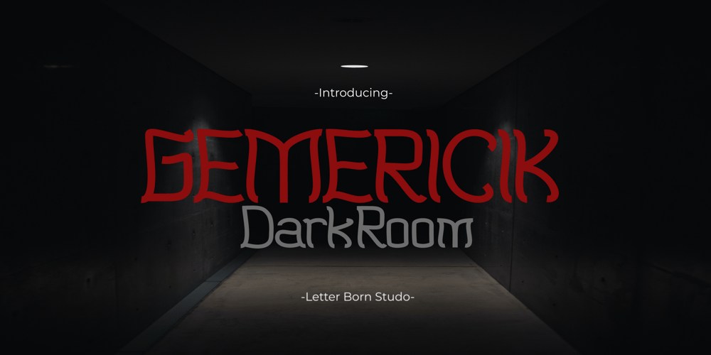 Gemericik font