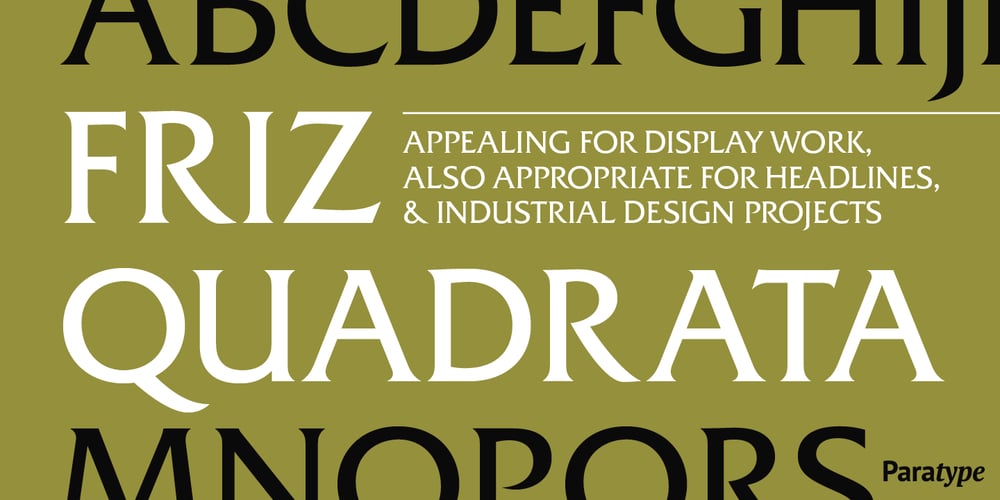 Friz Quadrata font