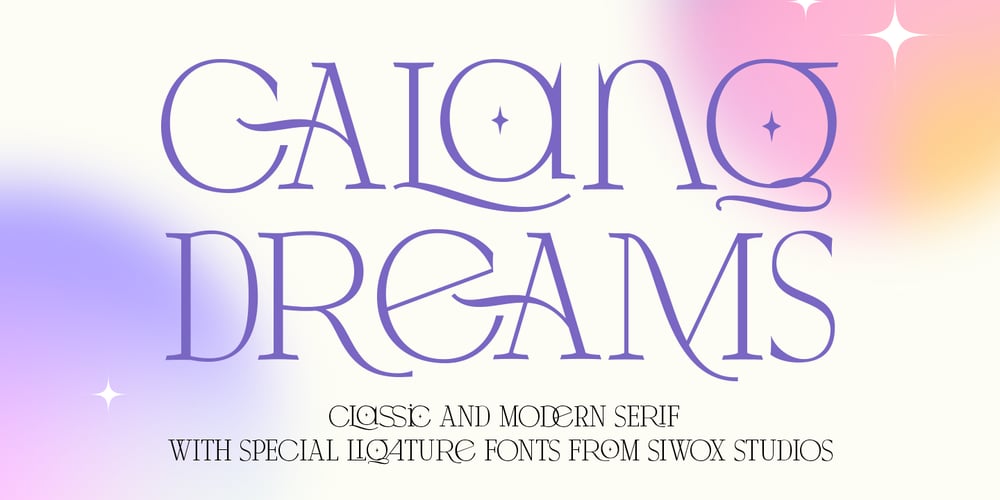 Calang Dreams font