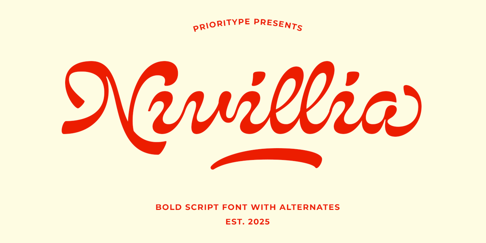 Nivillia font