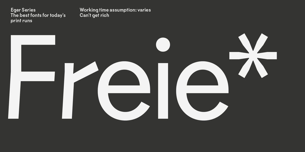 Eger Grotesk font