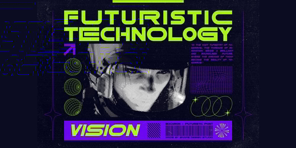 Technology font