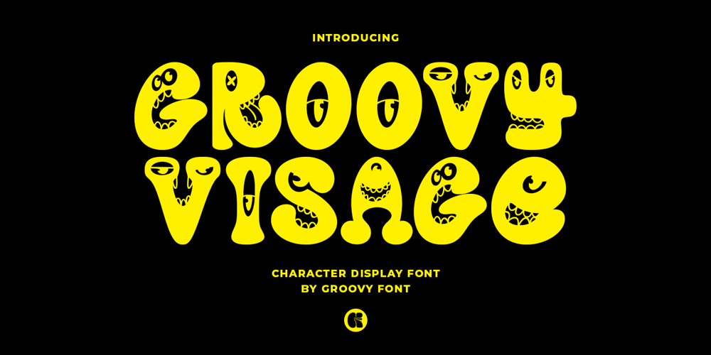 Groovy Visage font