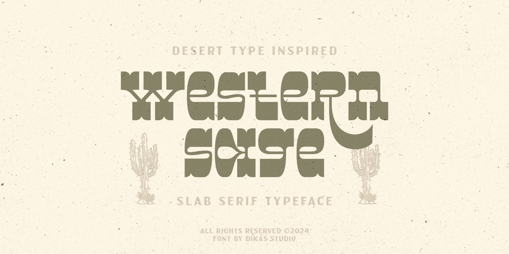 Western Sage font