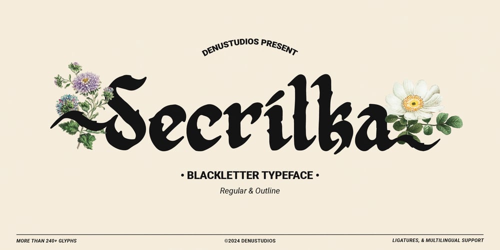 Secrilka font