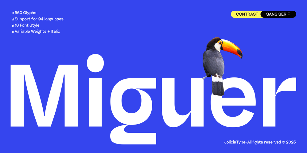 Miguer Sans font