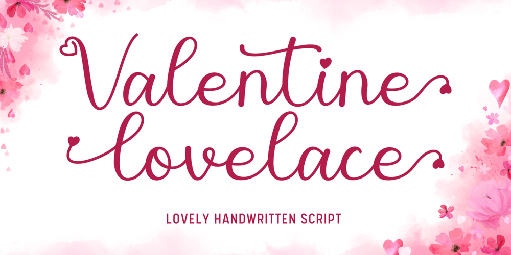 Valentine Lovelace font