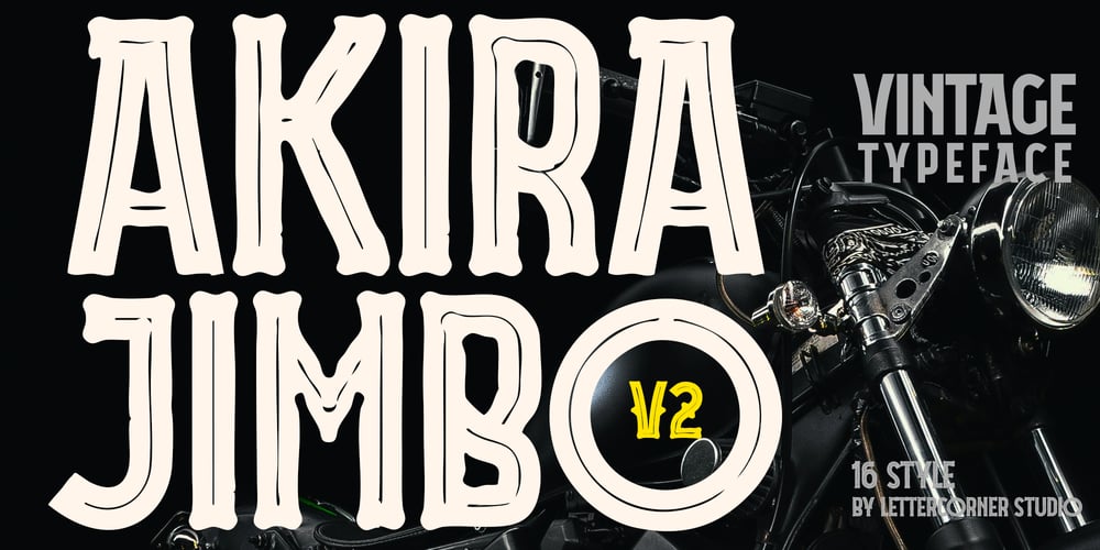 Akira Jimbo v2 font