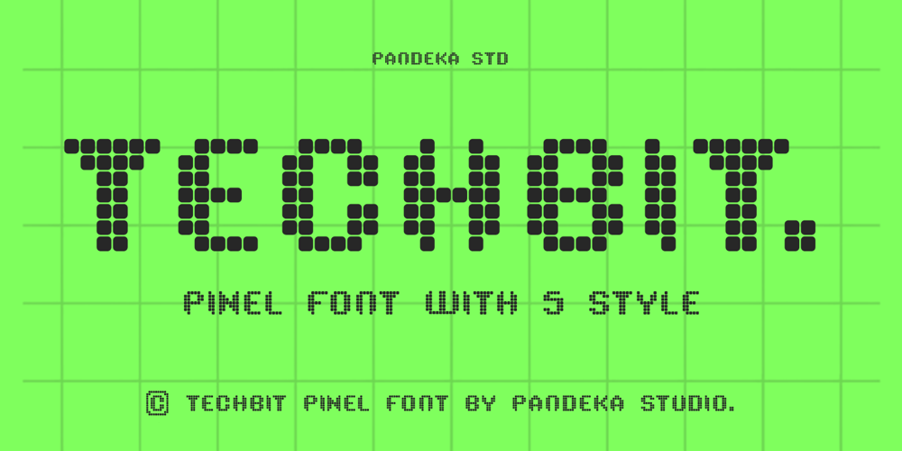 Techbit font