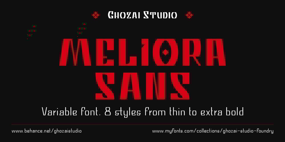 Meliora Sans font