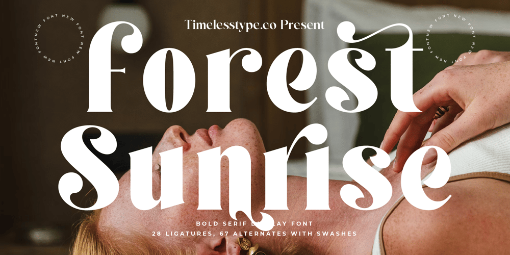 Forest Sunrise font