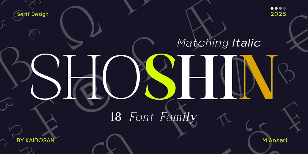 Shoshin font