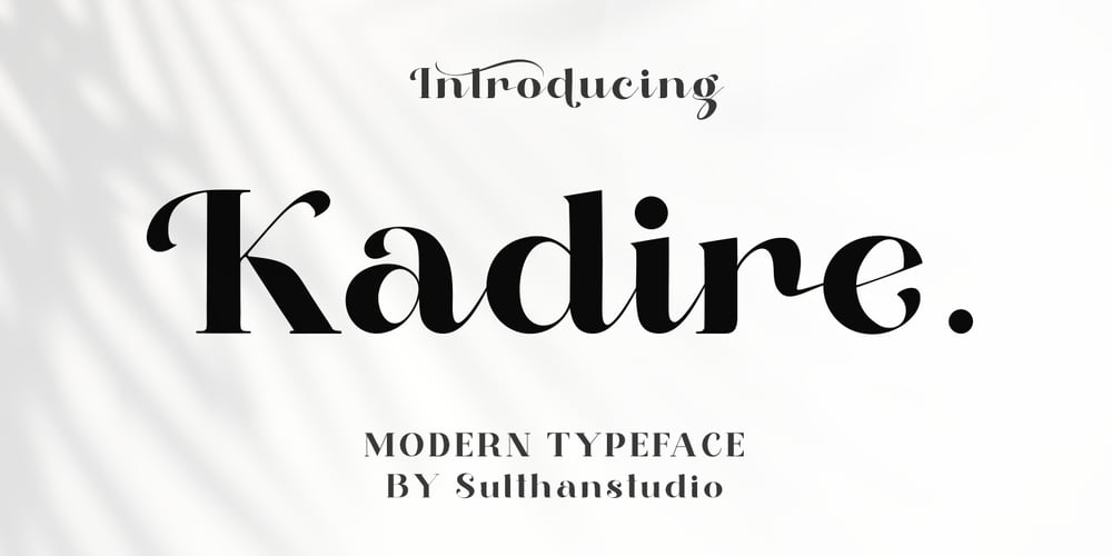 Kadire font