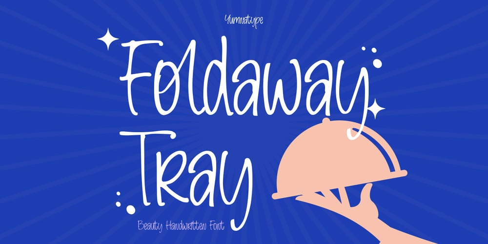 Foldaway Tray font